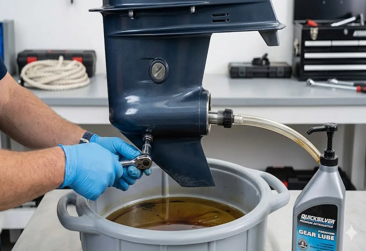 How to Change Lower Unit Gear Lube on Suzuki Outboards