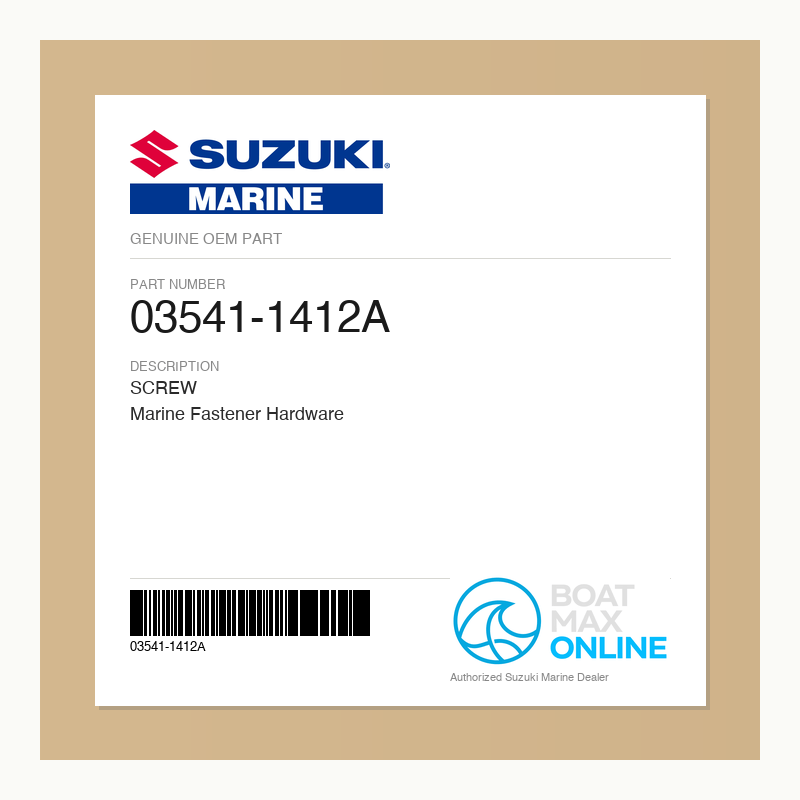 Suzuki OEM Part 03541-1412A - BoatMax Online