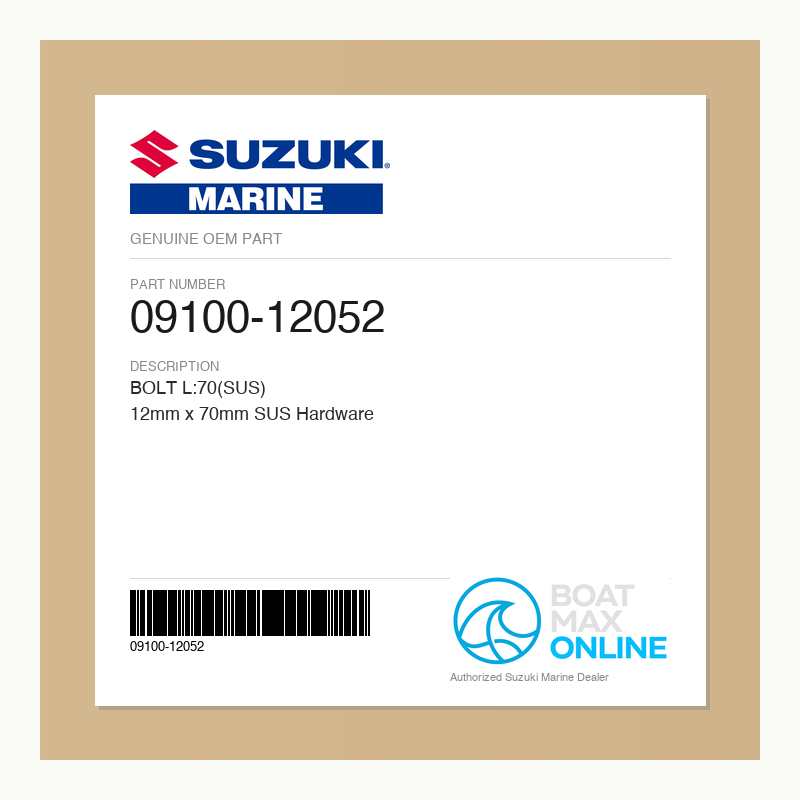 Suzuki OEM Part 09100-12052 - BoatMax Online