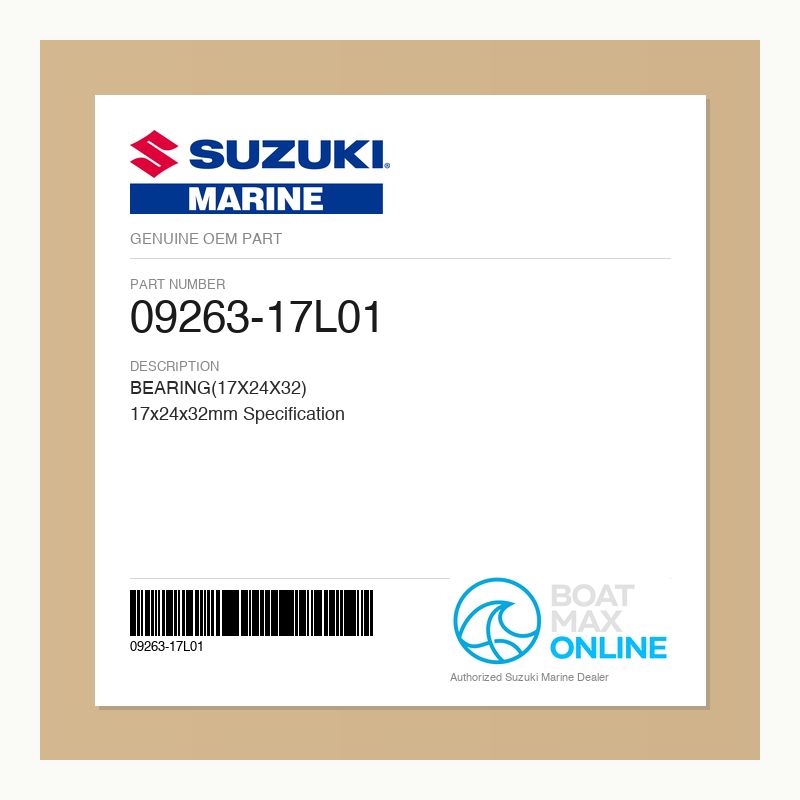 Suzuki OEM Part 09263-17L01 - BoatMax Online