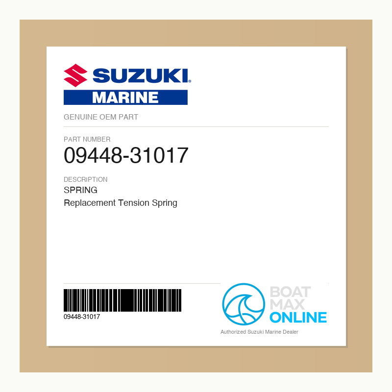 Suzuki OEM Part 09448-31017 - BoatMax Online