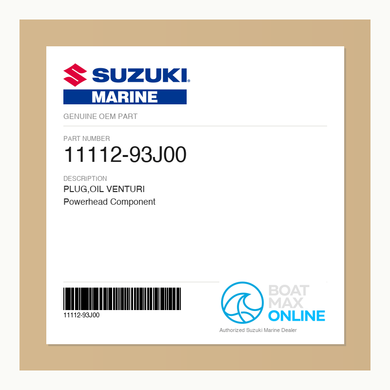 Suzuki OEM Part 11112-93J00 - BoatMax Online