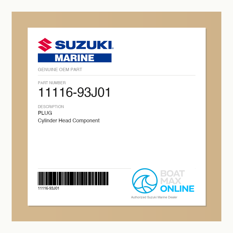Suzuki OEM Part 11116-93J01 - BoatMax Online