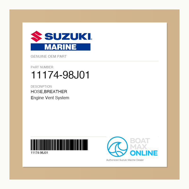 Suzuki OEM Part 11174-98J01 - BoatMax Online