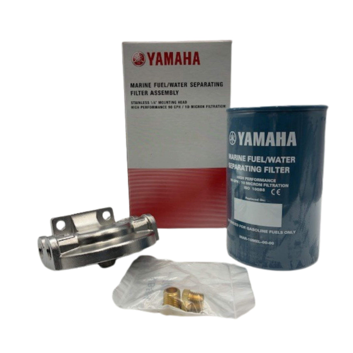 Yamaha Fuel And Water Separating Filter Assembly OEM (1/4" Stainless Steel Head) - MAR-10MAS-10-00/QB1-10MAS-10-10
