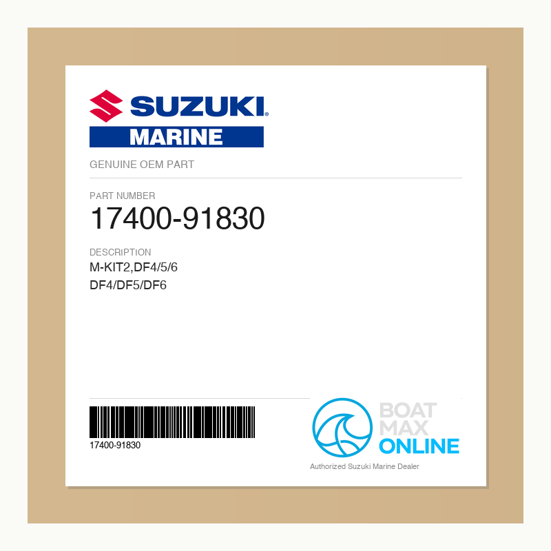 Suzuki OEM Part 17400-91830 - BoatMax Online