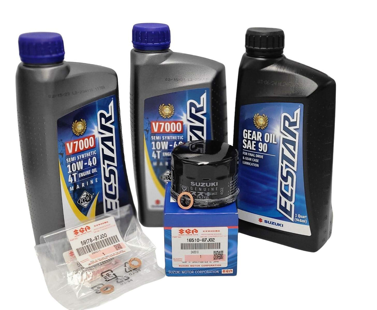 Suzuki Outboard Complete Oil Change Kit - DF25A/30A