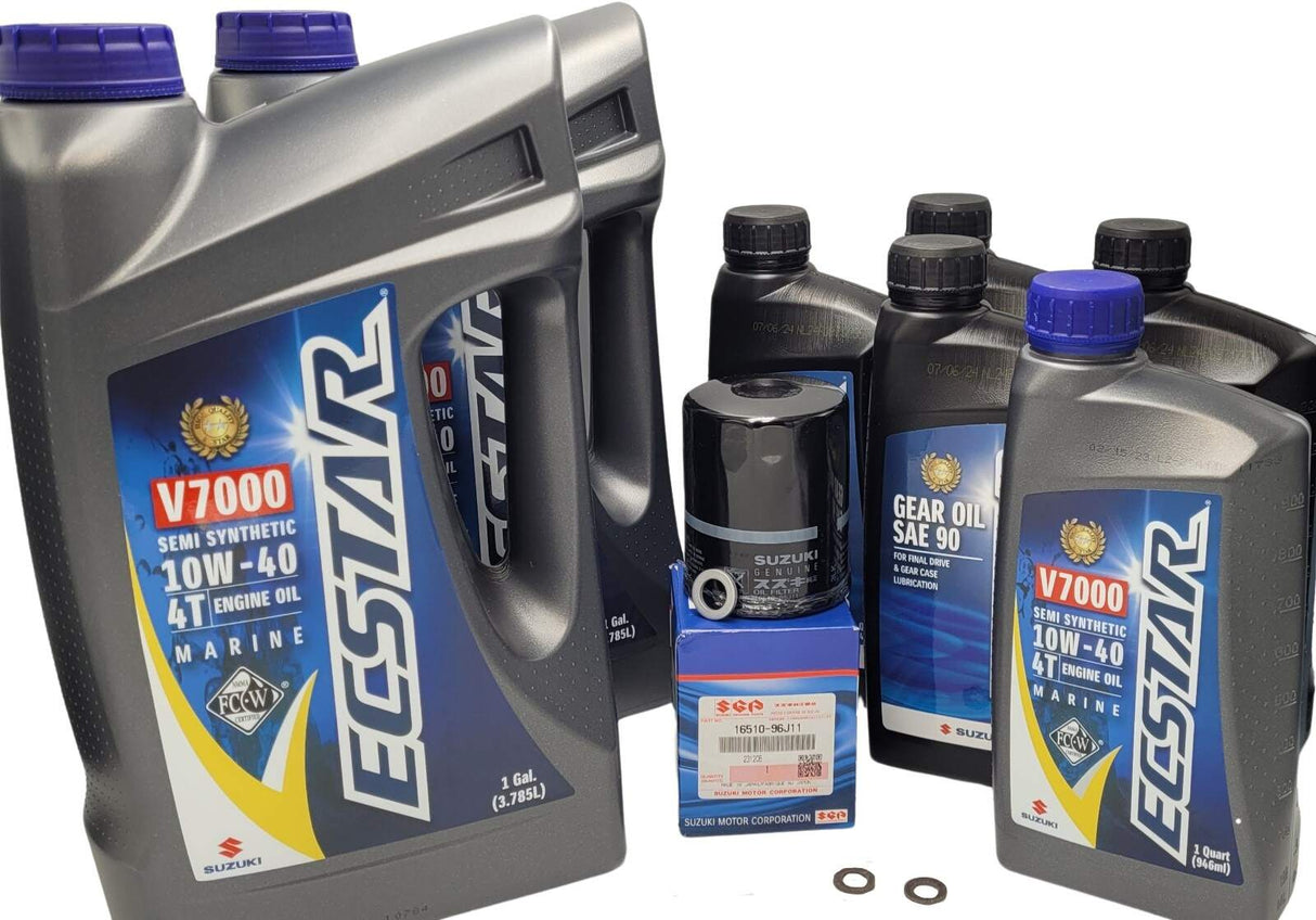 Suzuki Outboard Complete Oil Change Kit - DF300/350