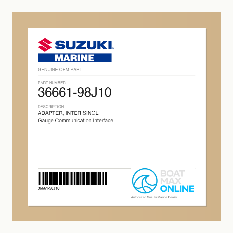 Suzuki OEM Part 36661-98J10 - BoatMax Online