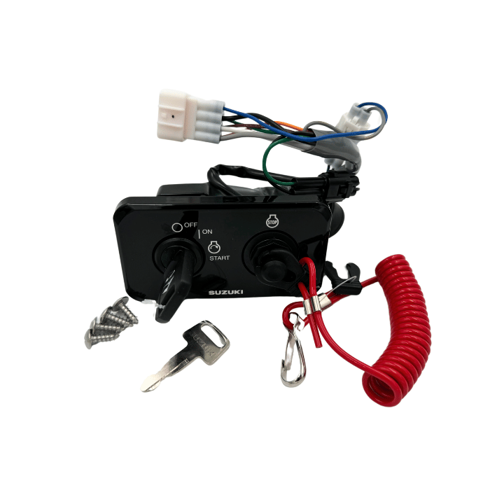 Suzuki Horizontal Keyed Ignition Switch w/ Emergency Stop Boat Max Online