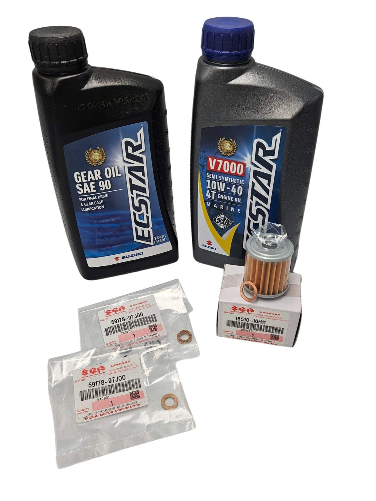 Suzuki Outboard Complete Oil Change Kit - DF4/6A
