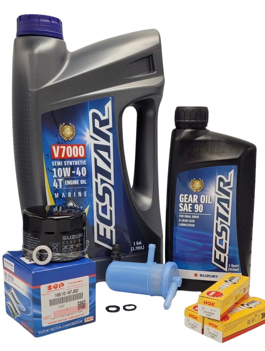 Suzuki Outboard -100 Hour- Complete Oil Change Kit - DF40/50(A)
