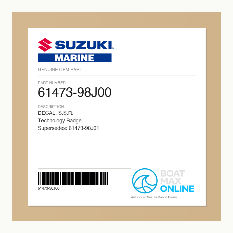 Suzuki OEM Part 61473-98J00 - BoatMax Online