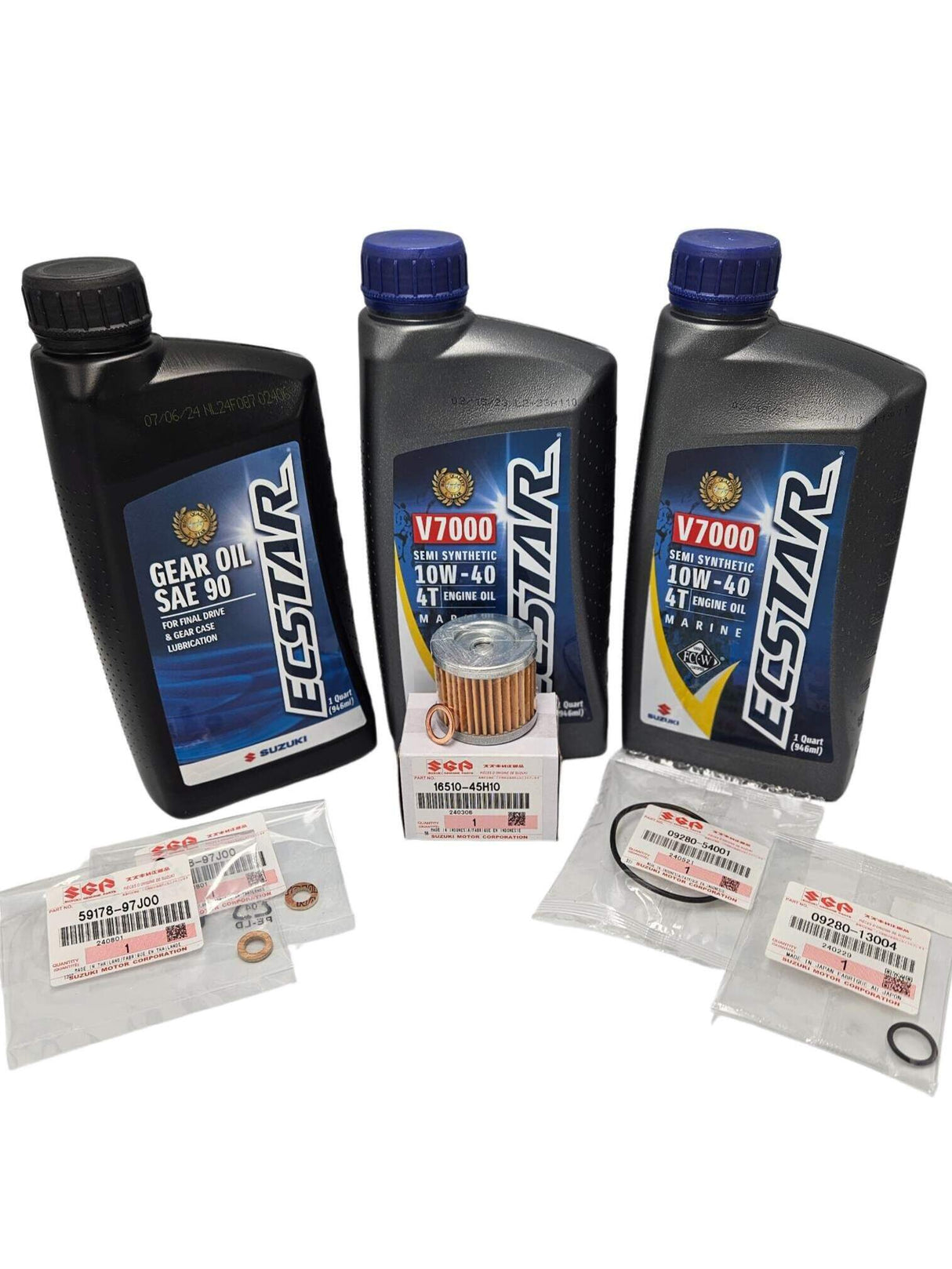 Suzuki Outboard Complete Oil Change Kit - DF9.9T/9.9TH/9.9B/15/15A/20A