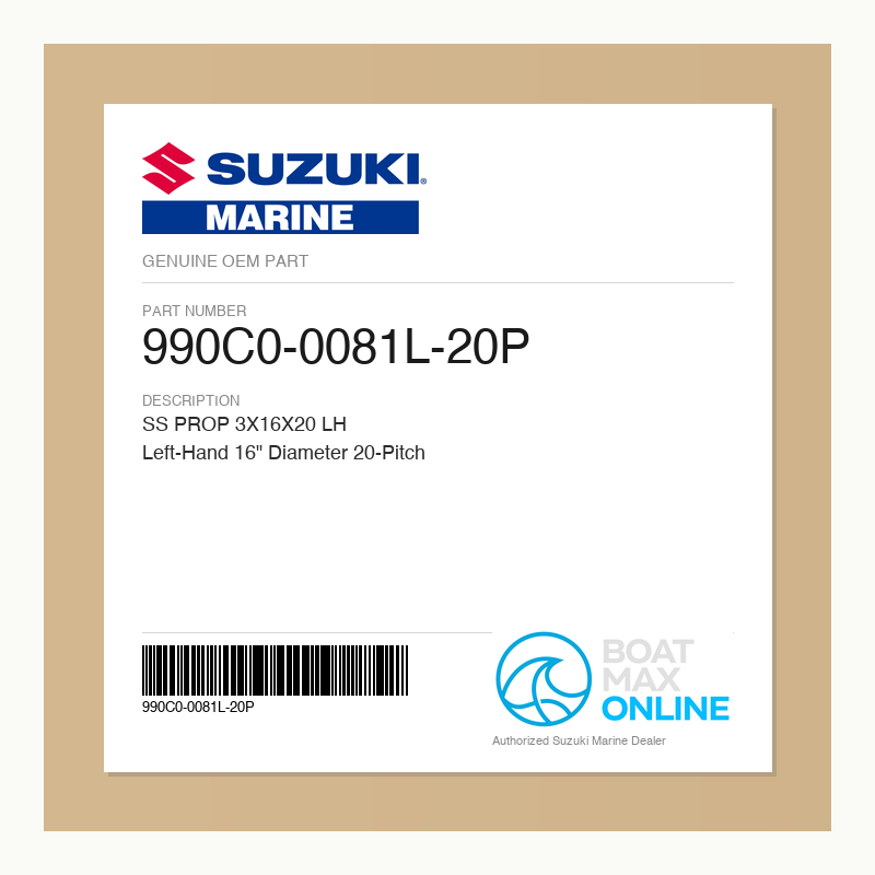 Suzuki OEM Part 990C0-0081L-20P - BoatMax Online