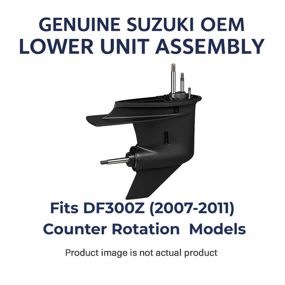 Suzuki DF300Z Complete Lower Unit Assembly (2007-2011) Counter Rotation