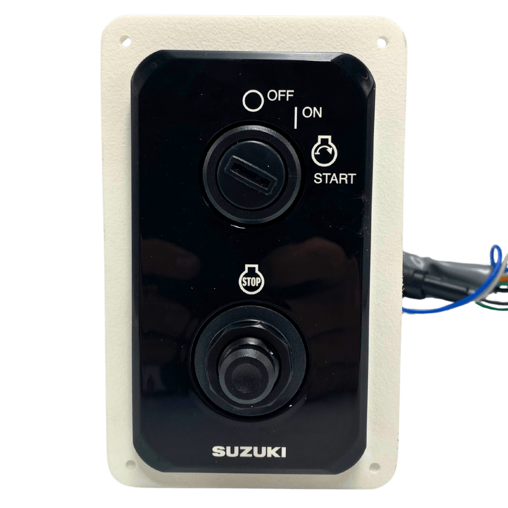 Suzuki Outboard Key Switch Mounting Plate – Single Key Switch