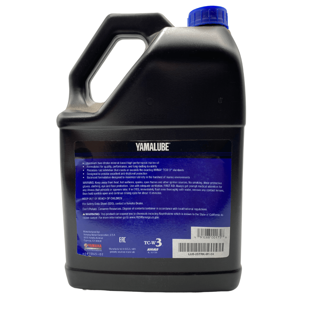 YAMALUBE 2 STROKE GaL OIL Back