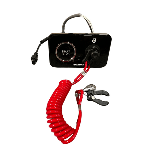 Suzuki Horizontal Push Button Ignition Switch w/ Emergency Stop Boat Max Online