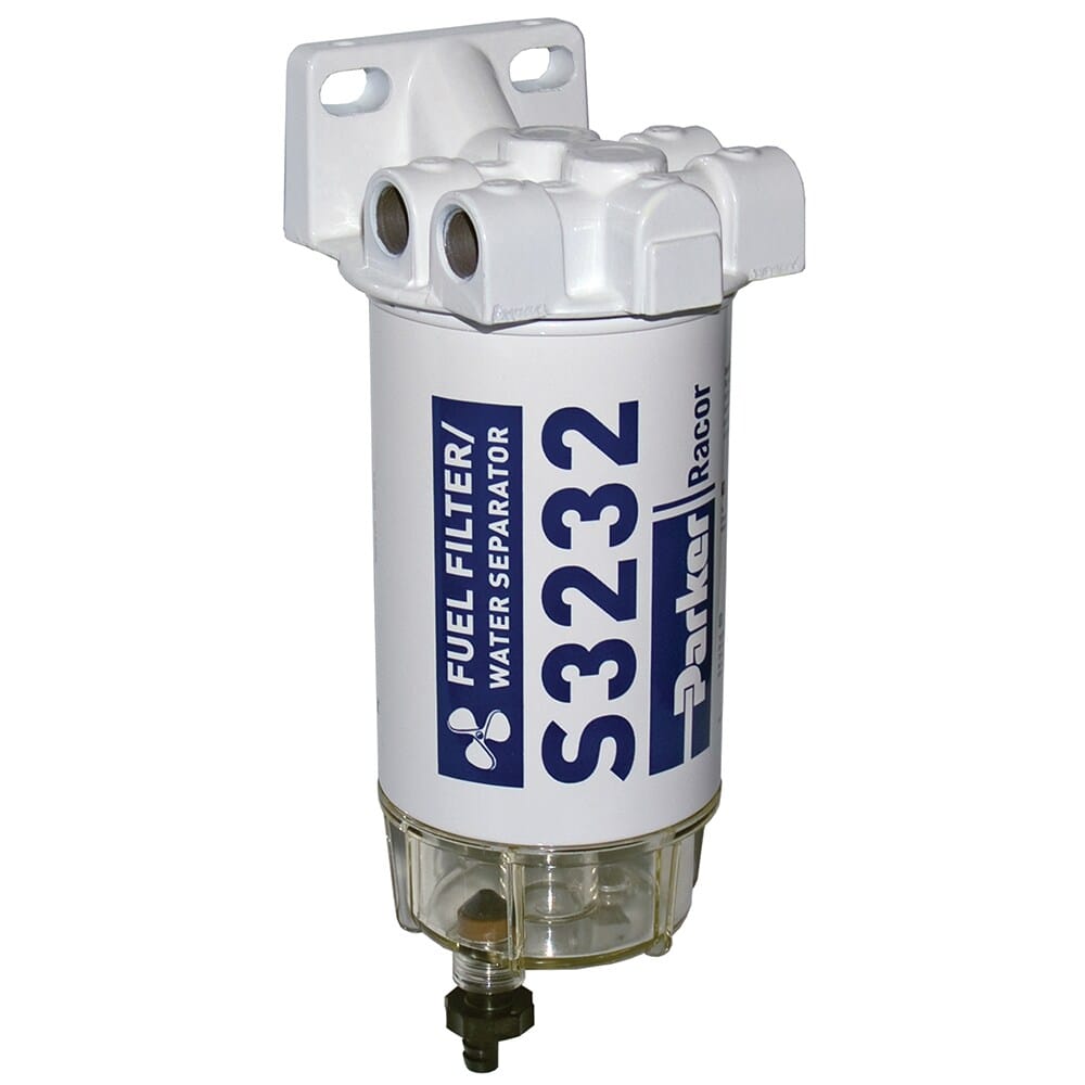 Racor 660R-RAC-01 gasoline spin-on fuel/water separator with clear bowl