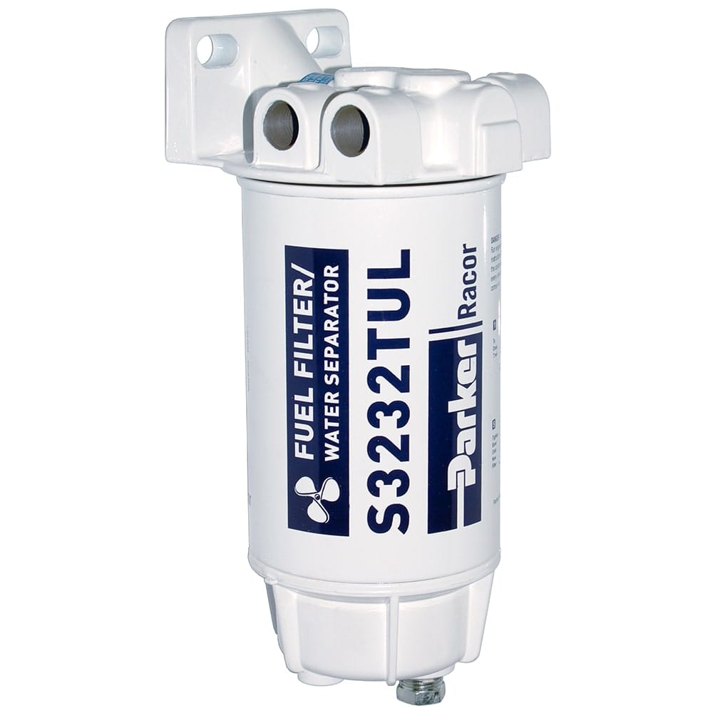 Racor 660R-RAC-02 UL Listed gasoline spin-on fuel/water separator with metal bowl