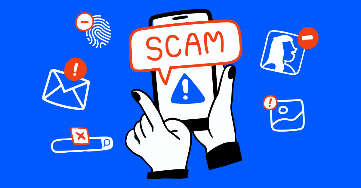 Scam guard graphic for the Boat Max Online guide to avoiding fake Suzuki dealers and counterfeit OEM parts