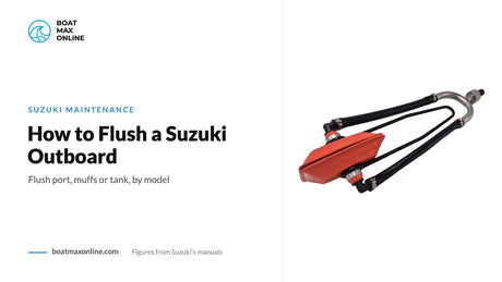 Outboard flushing muffs beside the title How to Flush a Suzuki Outboard