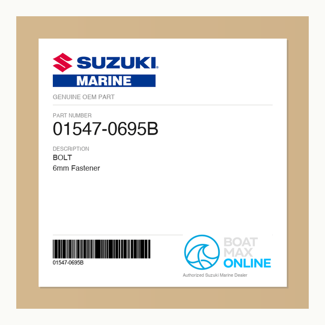 Suzuki OEM Part 01547-0695B - BoatMax Online