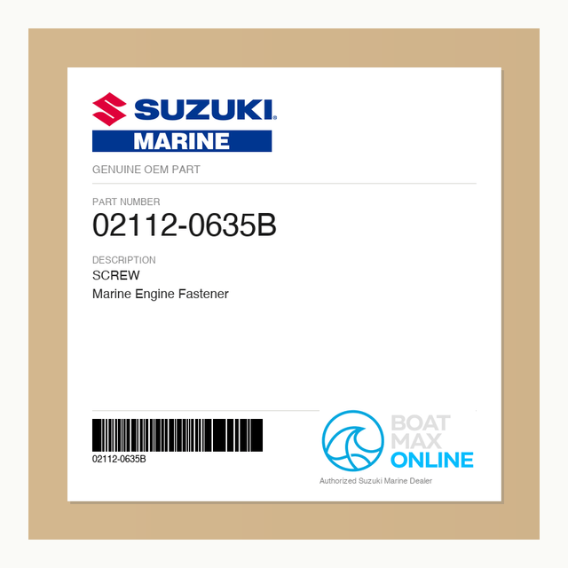Suzuki OEM Part 02112-0635B - BoatMax Online