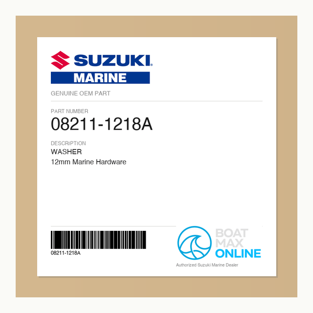 Suzuki OEM Part 08211-1218A - BoatMax Online