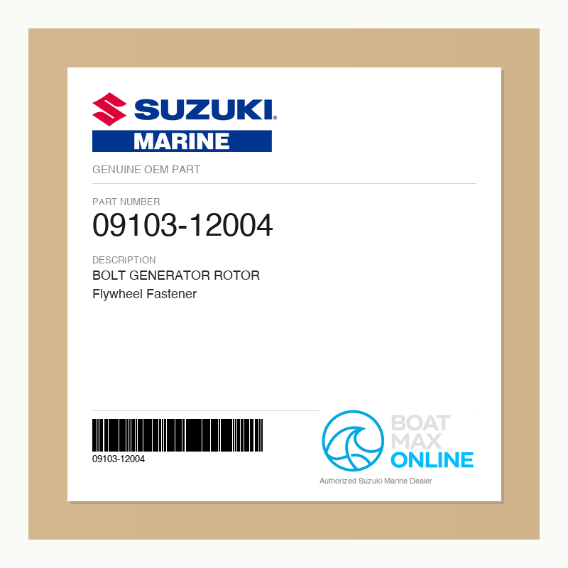 Suzuki OEM Part 09103-12004 - BoatMax Online