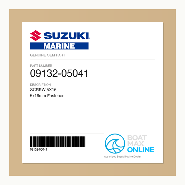 Suzuki OEM Part 09132-05041 - BoatMax Online