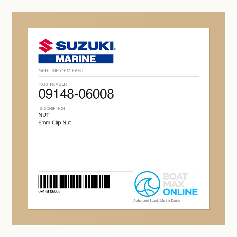 Suzuki OEM Part 09148-06008 - BoatMax Online