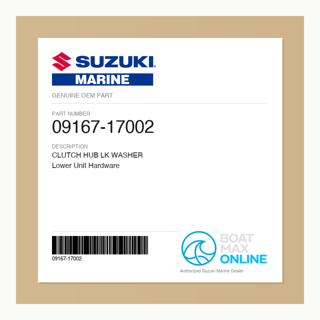 Suzuki OEM Part 09167-17002 - BoatMax Online