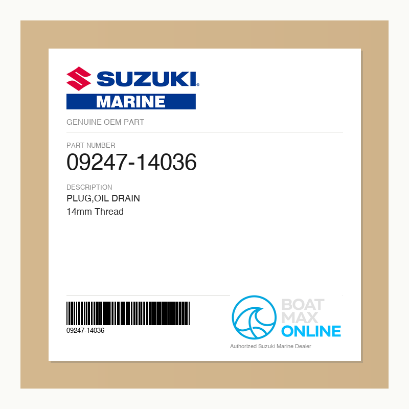 Suzuki OEM Part 09247-14036 - BoatMax Online