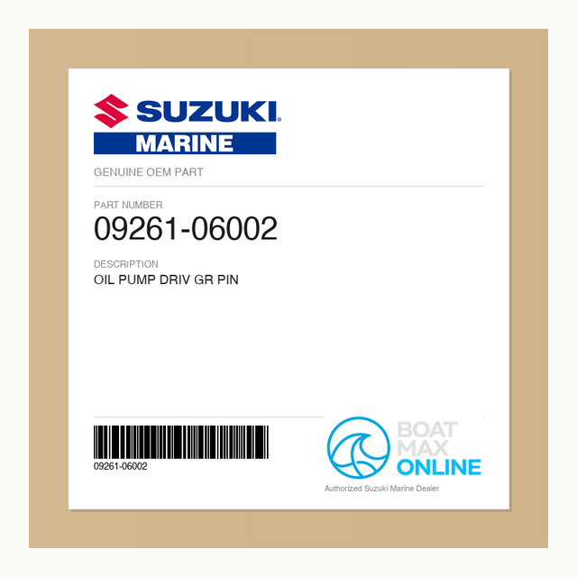 Suzuki OEM Part 09261-06002 - BoatMax Online