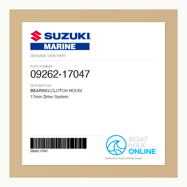 Suzuki OEM Part 09262-17047 - BoatMax Online