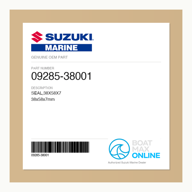 Suzuki OEM Part 09285-38001 - BoatMax Online