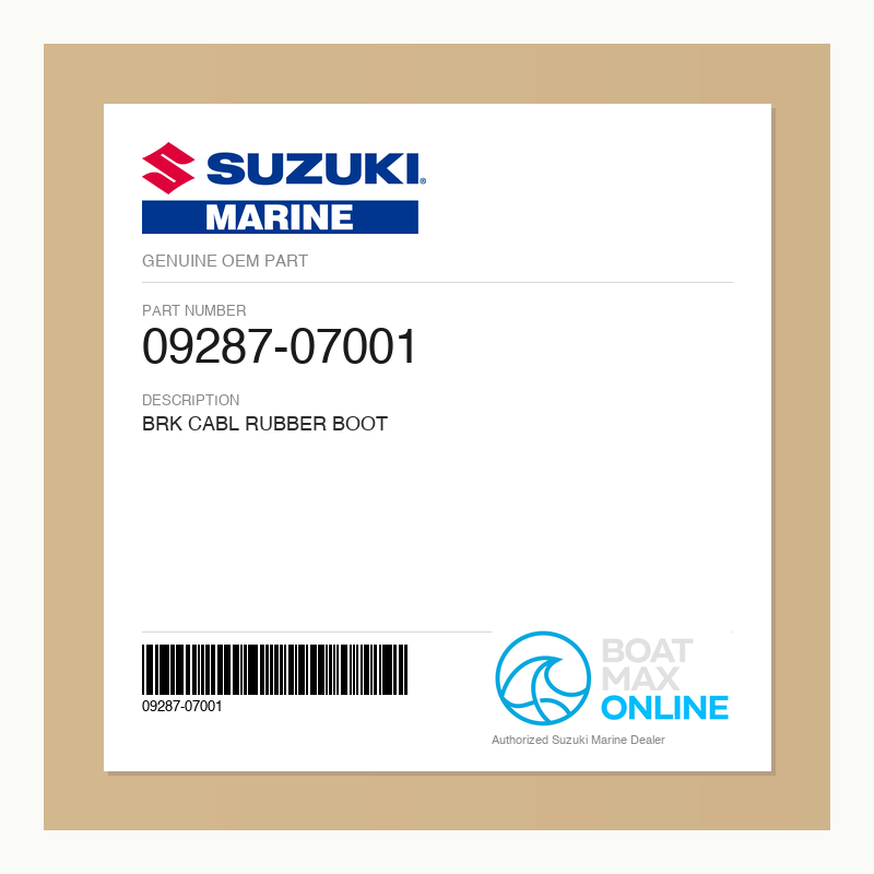 Suzuki OEM Part 09287-07001 - BoatMax Online