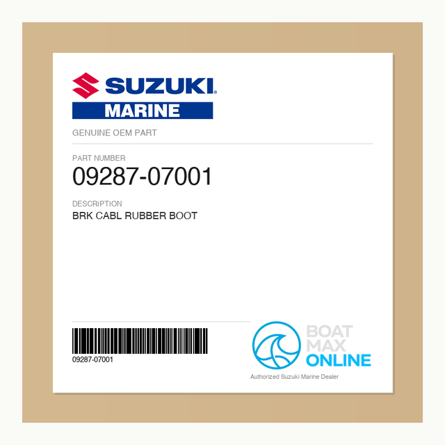 Suzuki OEM Part 09287-07001 - BoatMax Online