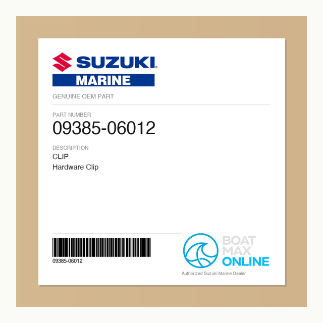 Suzuki OEM Part 09385-06012 - BoatMax Online