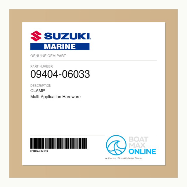Suzuki OEM Part 09404-06033 - BoatMax Online