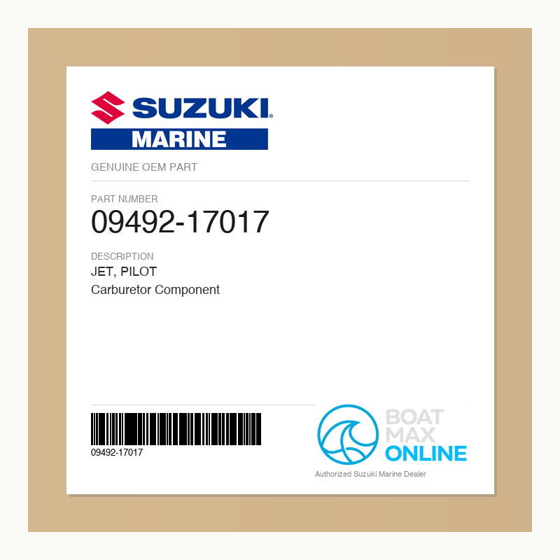 Suzuki OEM Part 09492-17017 - BoatMax Online