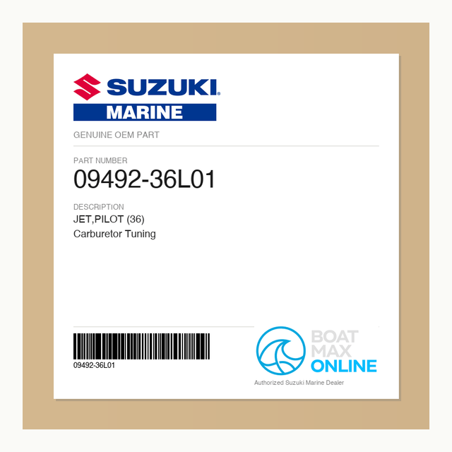 Suzuki OEM Part 09492-36L01 - BoatMax Online