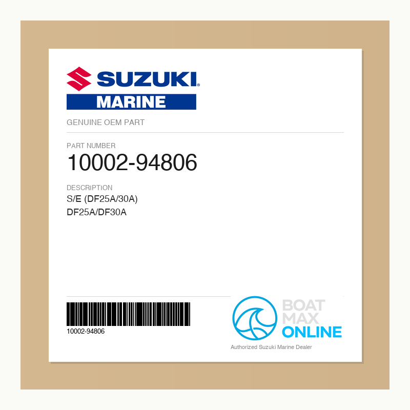 Suzuki OEM Part 10002-94806 - BoatMax Online