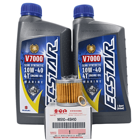 Suzuki Outboard Oil Change Kit - DF9.9T/9.9TH/9.9B/15/15A/20A Boat Max Online