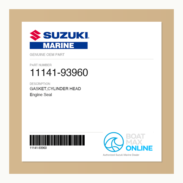 Suzuki OEM Part 11141-93960 - BoatMax Online