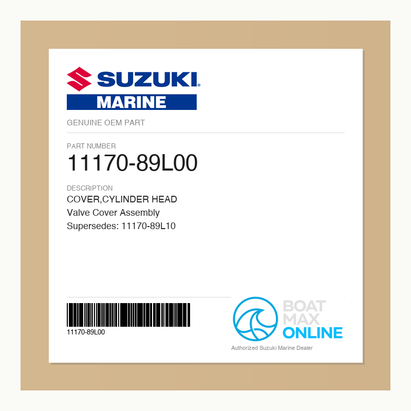 Suzuki OEM Part 11170-89L00 - BoatMax Online