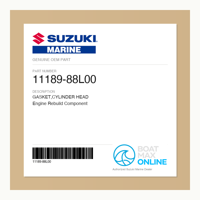 Suzuki OEM Part 11189-88L00 - BoatMax Online