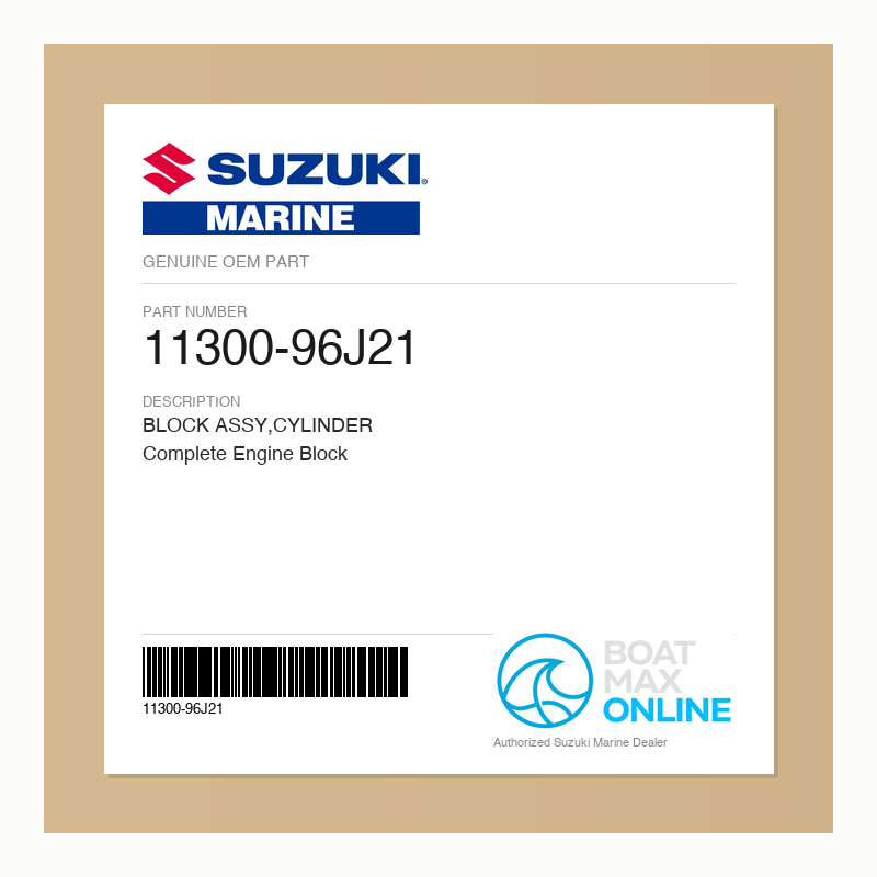 Suzuki OEM Part 11300-96J21 - BoatMax Online